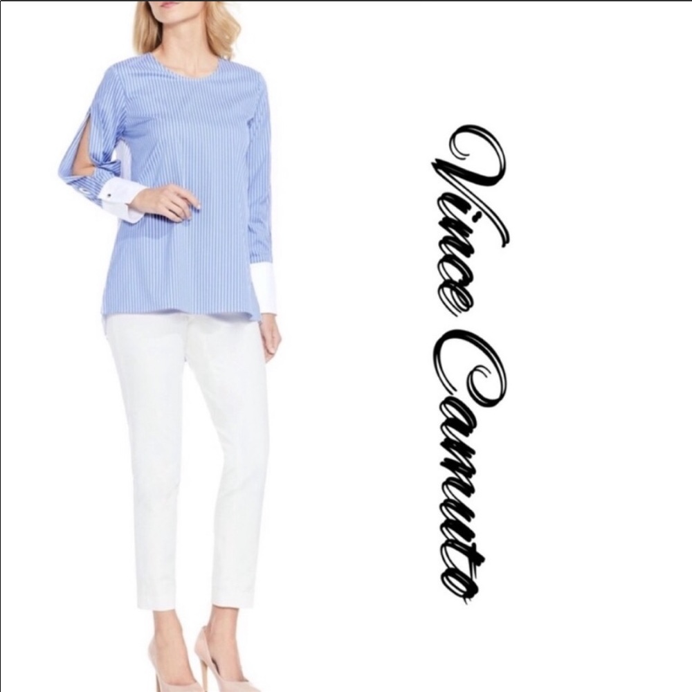 Vince Camuto slit sleeve blouse size M❤️